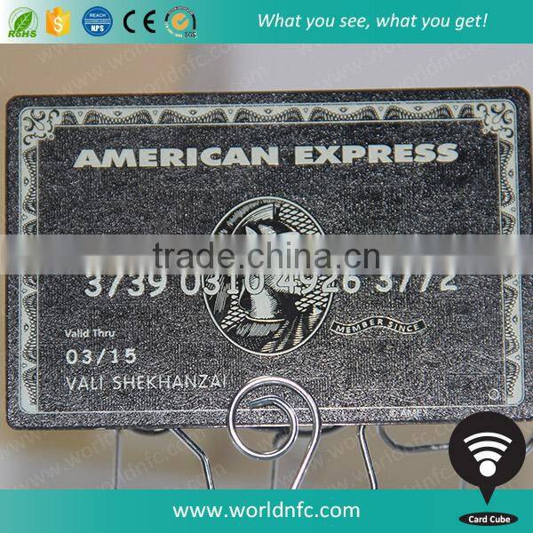 China Suppliers Free Samples Metal Business Card