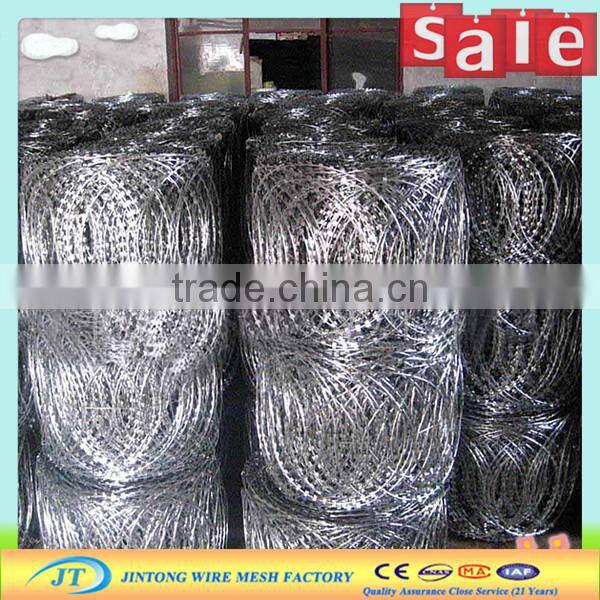 factory supply concertina hot dipped galvanized concertina razor wire