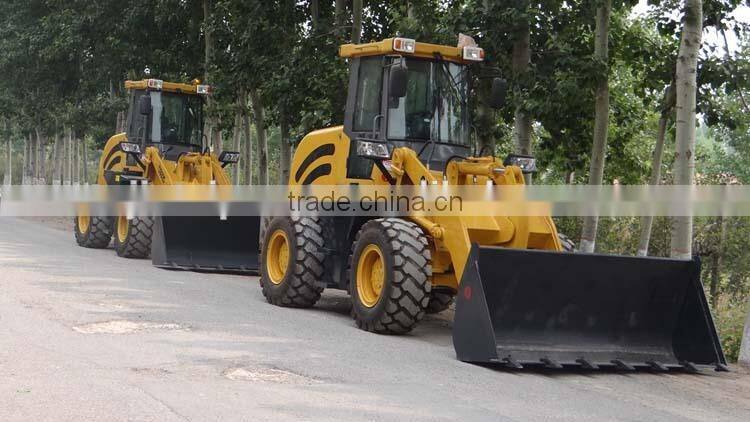China 2 ton mini loader, JT920 wheel loader with timber grapple