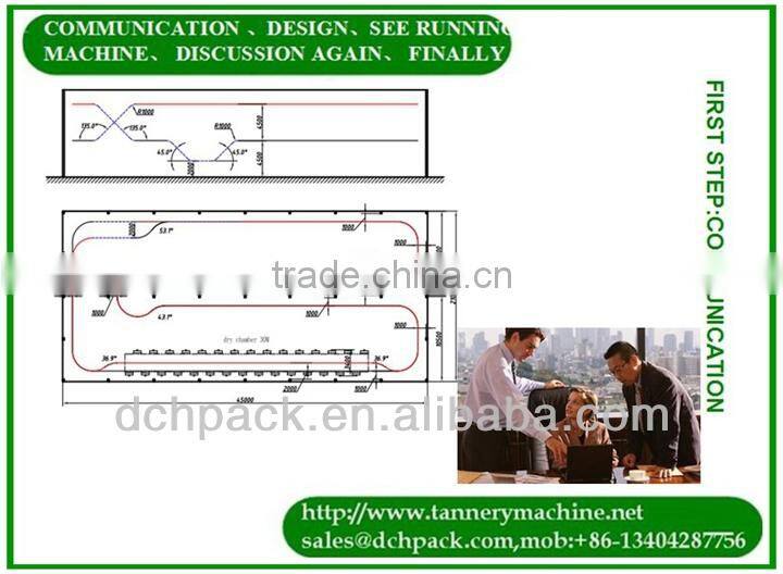 air dry in-line3.6' to 9' steel over head hooking hangers for leather