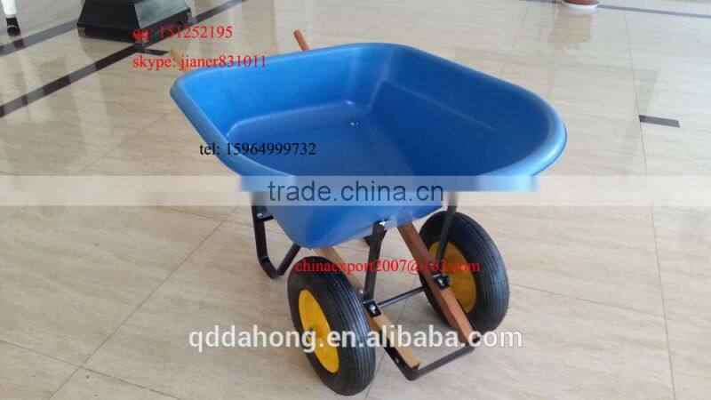 Heavy Duty Construction Plastic Wheelbarrow WH8802