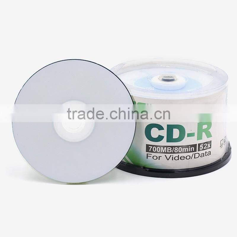 High Compatibility Blank DVDs White Inkjet Printable 16X 4.7GB Disc