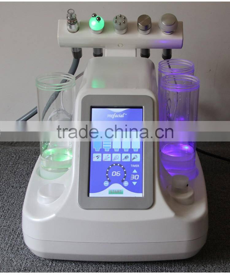 2017 Hot sale mini water peeling dermabrasion/ portable water oxygen jet peel machine