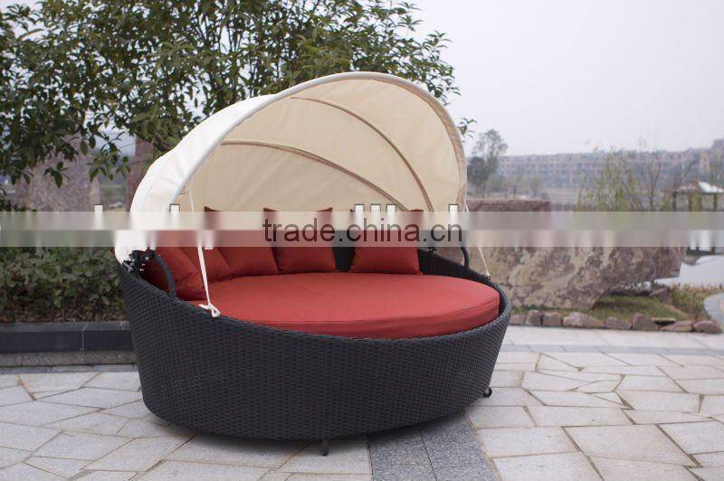 garden rattan bed