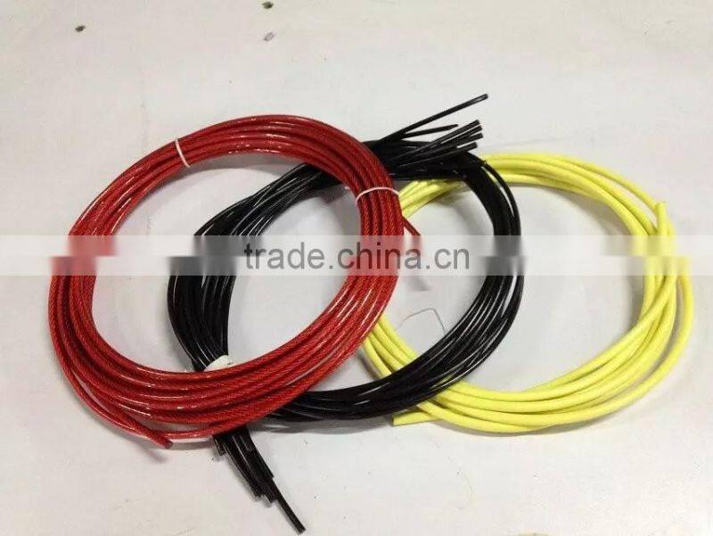Factory 3/5 pvc coated 7*7 stainless steel 316 wire rope