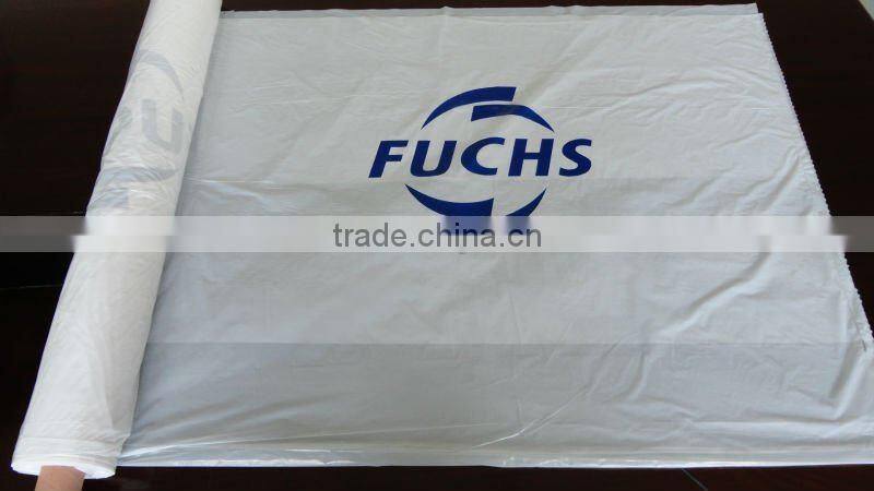 Disposable LDPE plastic car seat cover with print logo