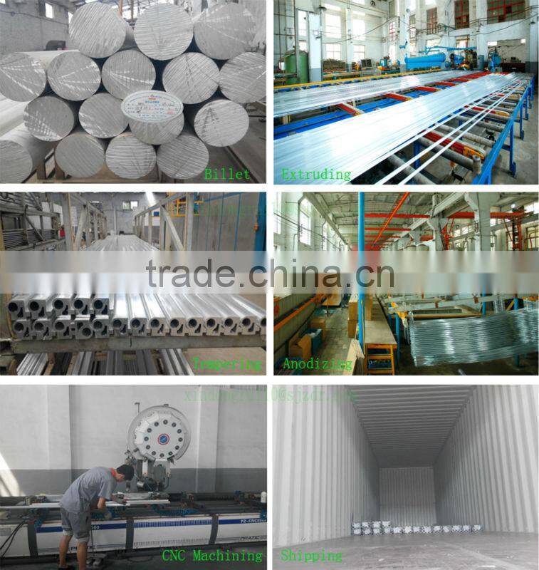 Aluminum products Alu 6063-T5 special shapes/sections available