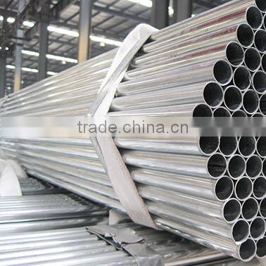 Straight seam q235 galvanized round steel conduit