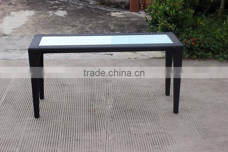 Long Size Outdoor Rattan Table