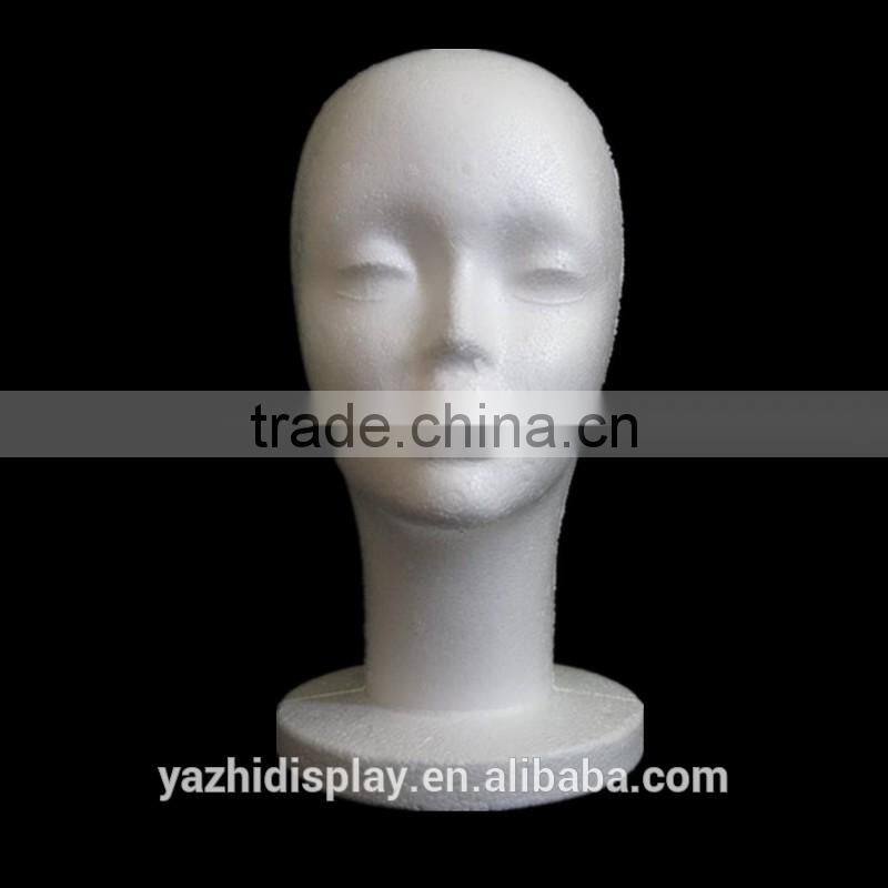 Wholesale foam mannequin head for wig and hat display