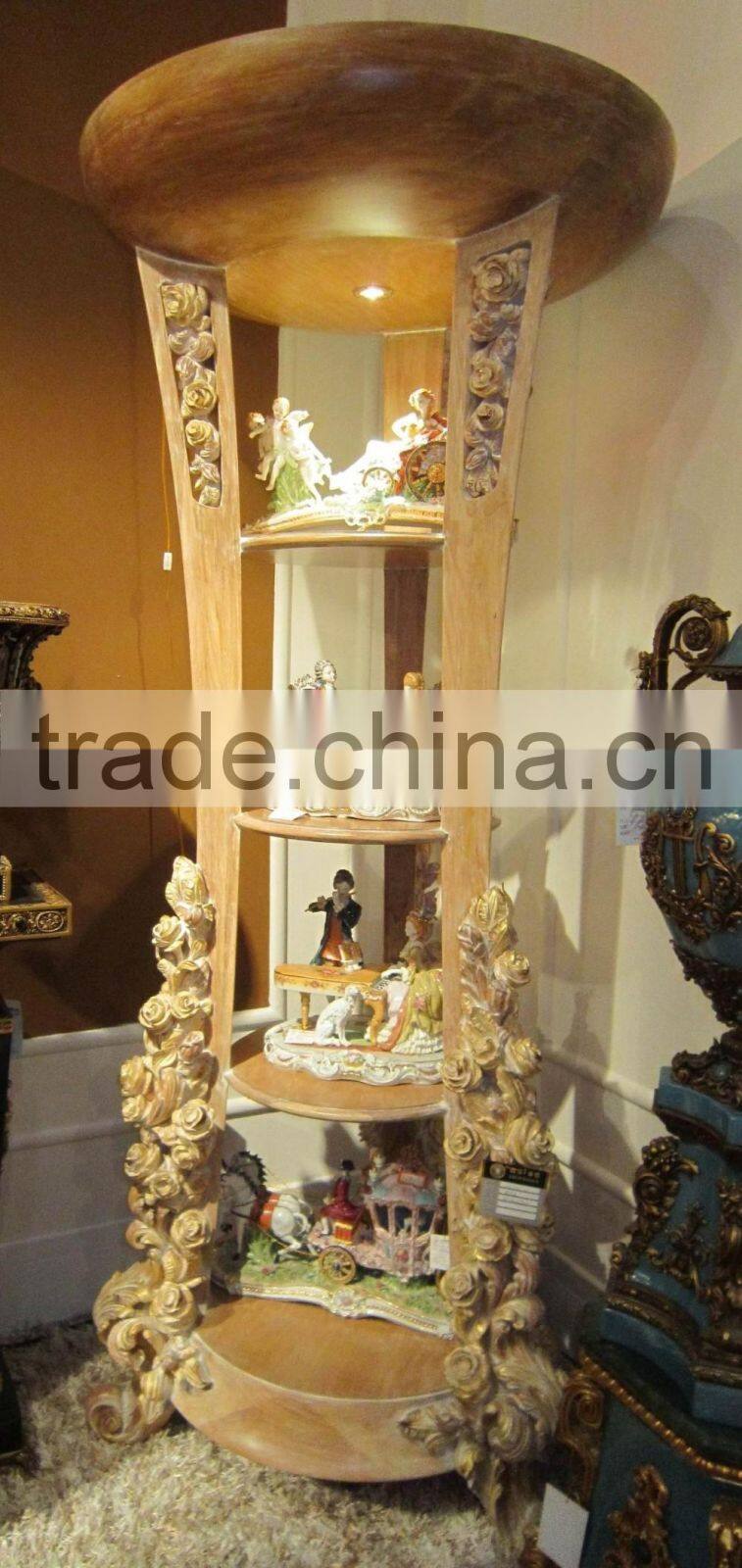 Fabulous French New Design Rococo Rose Vivid Wooden Carving Living Room Furniture Sofa Set