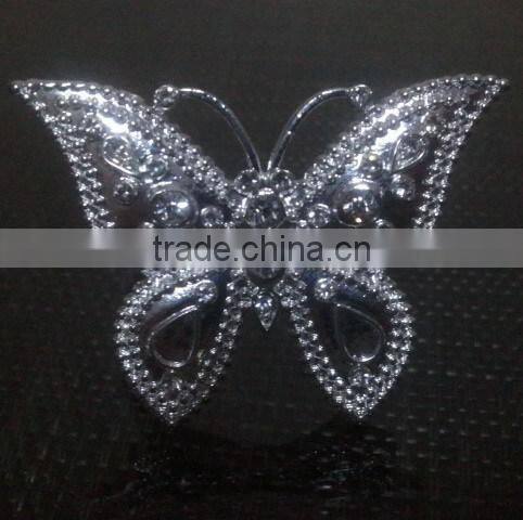 epoxy resin painted butterfly napkin ring