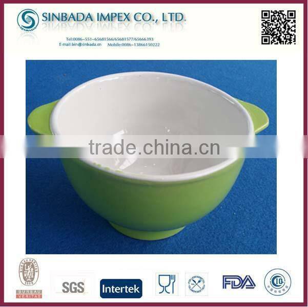 Cheap Ceramic Bowl With Double Ears Wholesale