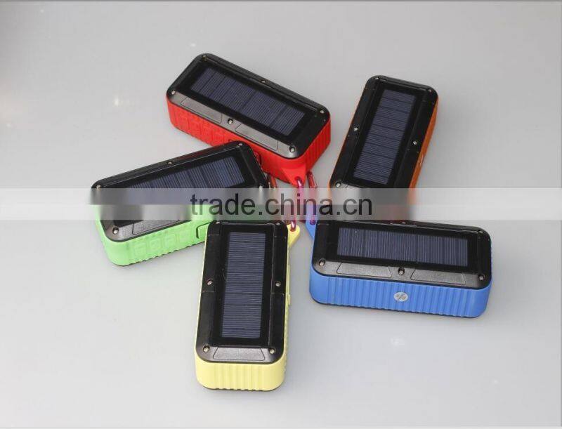 New Arrive Outdoor solar panels charge Bluetooth speaker solar waterproof stereo speaker