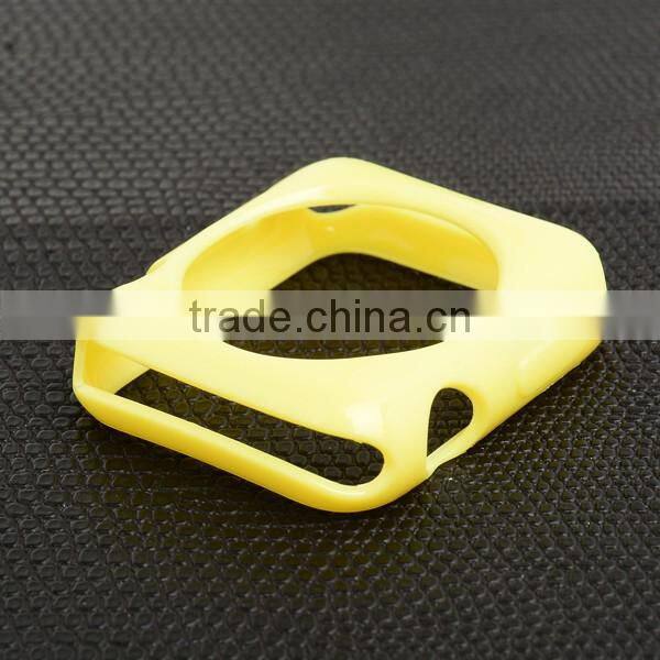 Ultra thin transparent soft TPU case for apple watch accessories rugged cases