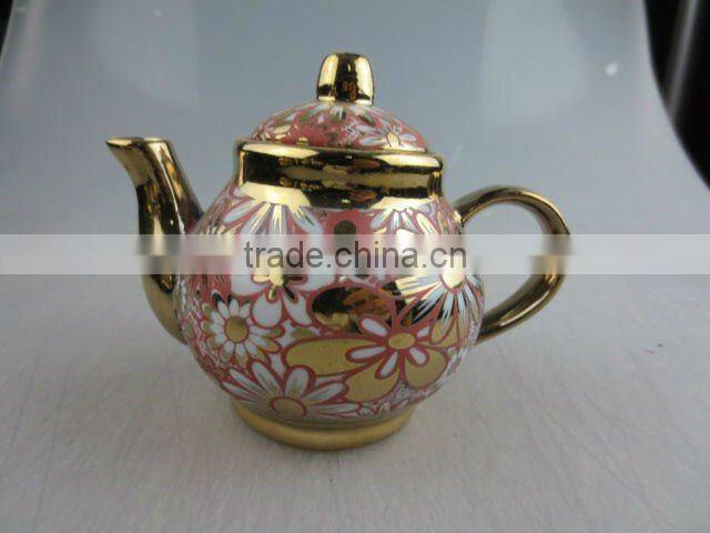 Stock porcelain coffee set with decal