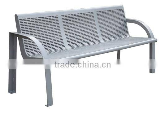 Arlau steel street 6' park bench