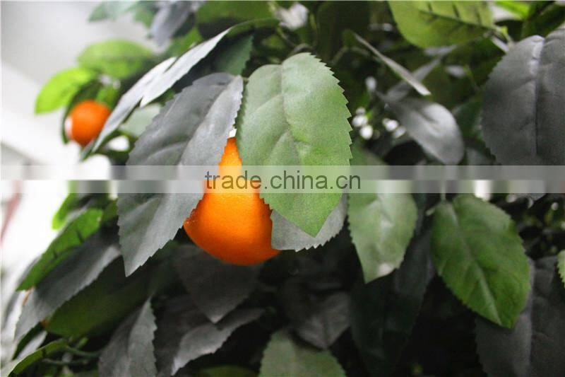 Home gardens for curtain hotel decoration 200cm Height making artificial live plastic green orange bonsai tree EZZPZ06 0302