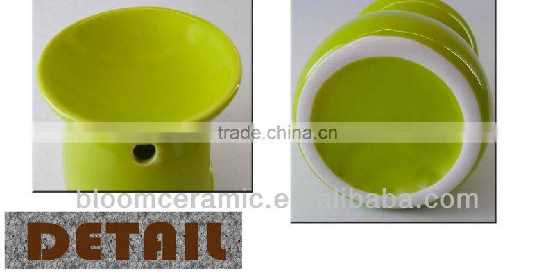 Green custom candle stove