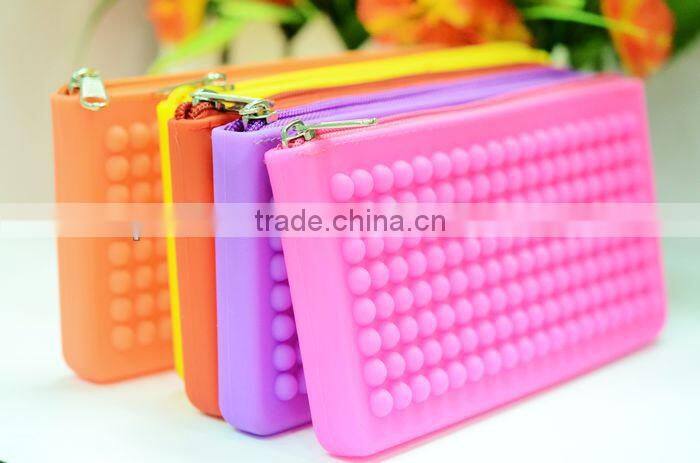 fashion silicone tote bag silicone bag with zipper