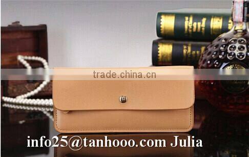 Handmade leather wallet/women slim wallet money clip