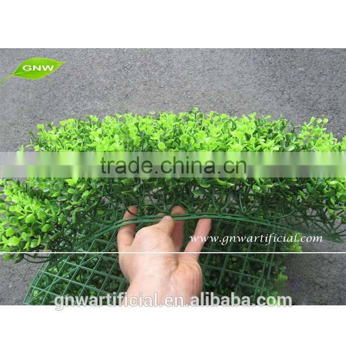 BOX014-4 GNW New Style Artificial Plastic Grass Garden Decoration Boxwood Mat Factory Wholesale