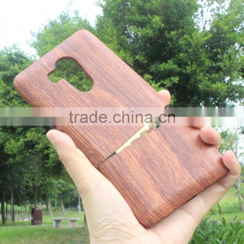 Classical Chinese walnut/bamboo/rosewood/cherry cell phone case for Huawei mate 9