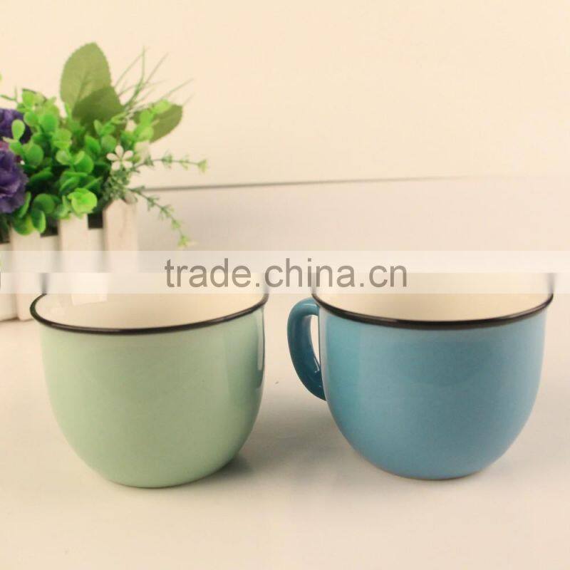 customized logo handmade stoneware bowl for promotional