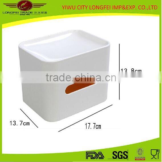 Table Decoration Accessories Clear Plastic Tissue Box Sweet Paper Box