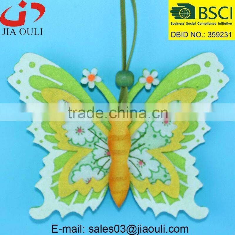 New design Easter decoration non-woven fabric butterfly hanger decorations