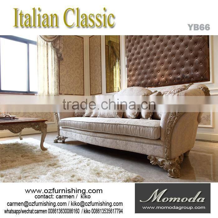 YB66 antique design sofa set for home furniture/French Leaf Antique design sofa set