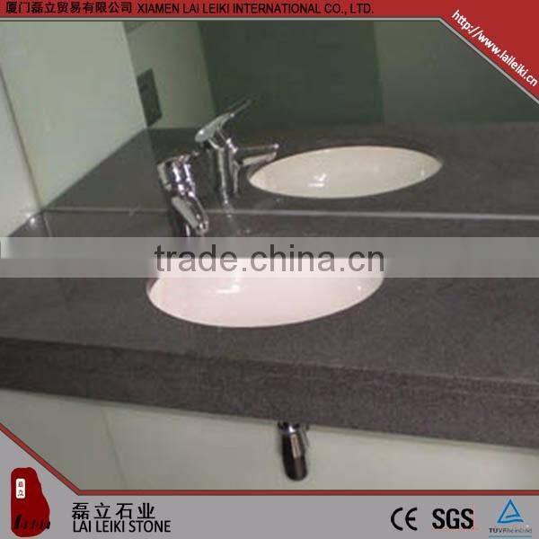 Cut-to-size G654 dark grey polished countertop granite countertop
