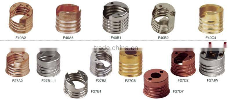 hot sale all types of lamp screw shell