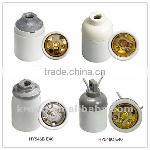 E27 porcelain fluorescent lamp holder