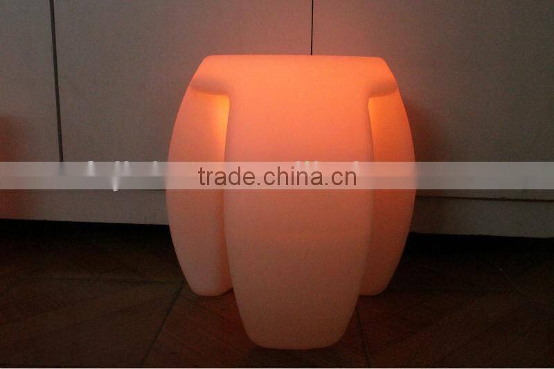 Color changing rechargeable outdoor led seat chair