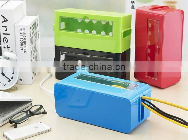 Multi Power Plug Socket Anti-dust Storage Box Cable/Wire/Cord Organizer Box