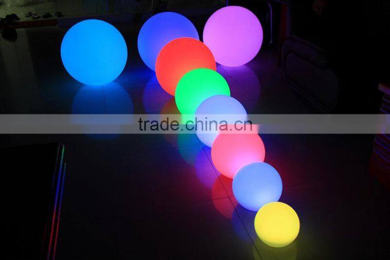 RGB waterproof party decoration ball led glow floating ball