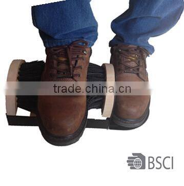 PP bristle shoes brush ,snow brush,wooden shoe brush