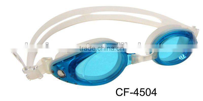 New silicone swimming goggle with Anti-fog lens(Diamond Series)