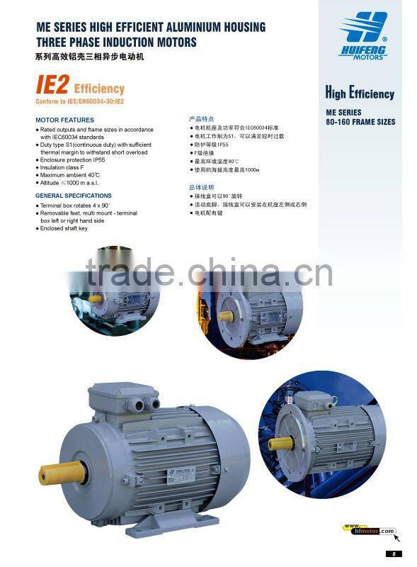 Three Phase IE2 400V AC B5 VFD Motor