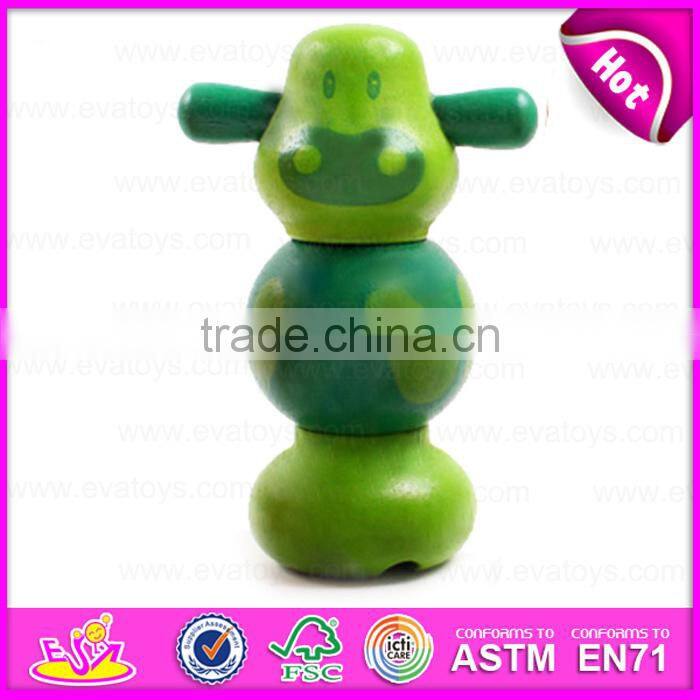 2015 DIY Intelligent Assembly screw toy for kids,Wooden changable screw assemble toy,Hot selling cheap wooden screw toy W03C008