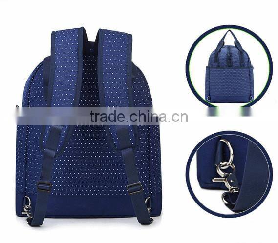 Fashion & cute dots child diaper backpack