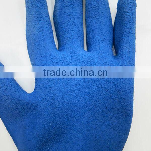 Crinkle Latex Coated Cotton Safety Gloves