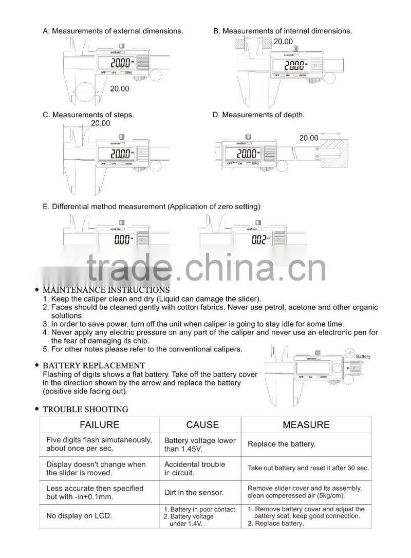 150mm Electronic Digital Vernier Caliper CE ROHS