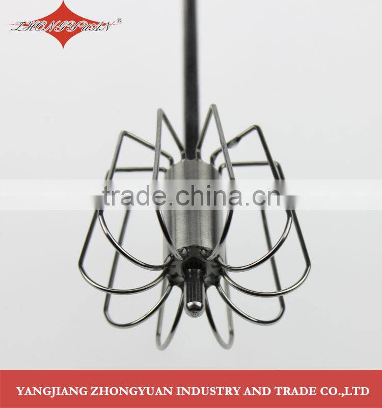 as seen on tv hand push Whisk Blender rotary Mixer stainless steel egg beater 14-inch