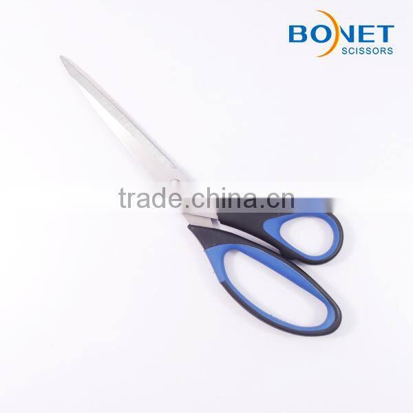 S36007 LFGB qualified 9" Stainless Steel Dressmaker/Tailor/Needlework Scissor in Double Injection Handle
