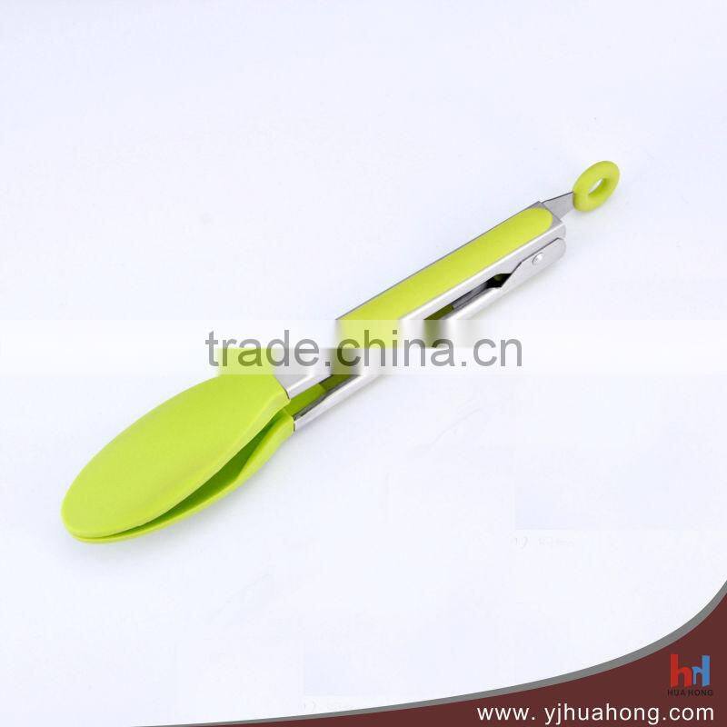 12" Silicone Cooking Tongs/Silicone Kitchen Tongs With Soft Grip Handle HFT-S06C