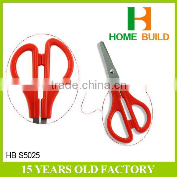 Factory price HB-S5025 5" fashion design safe student scissors