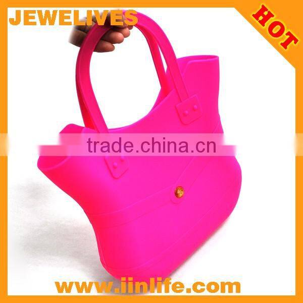 Fashion design silicone shopping bag from OEM factory