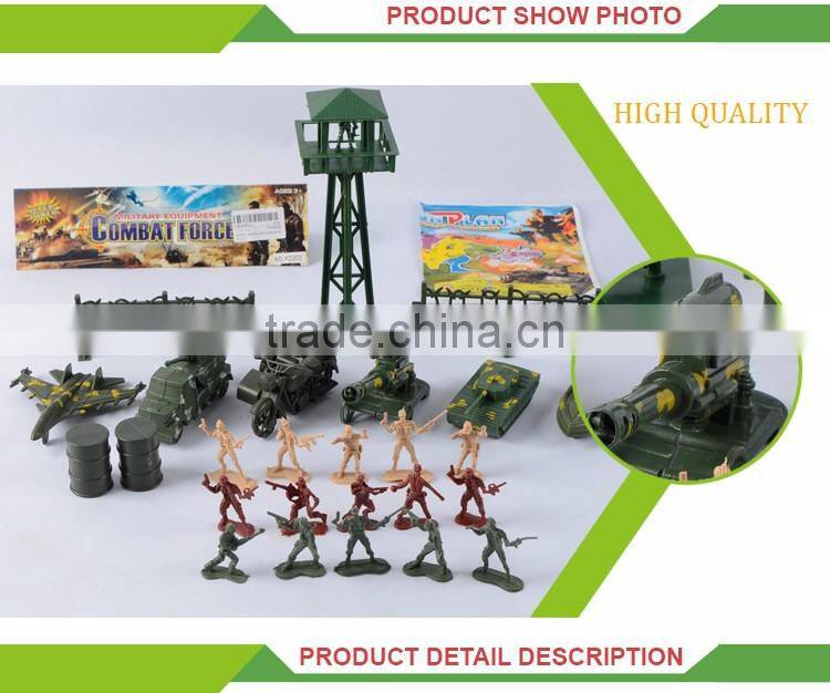 Top selling cheap set kids play soldier base military tank toys